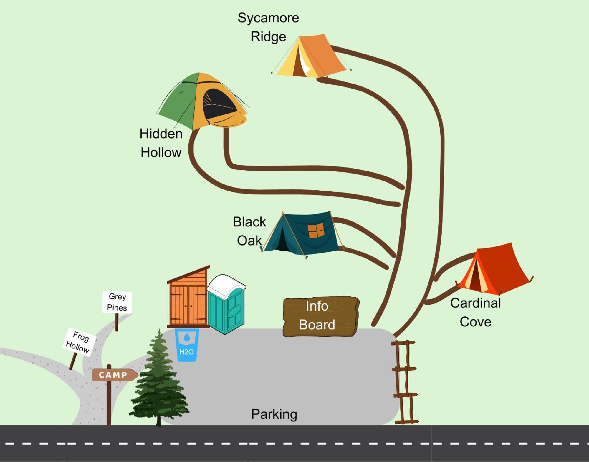 Cardinal Cove Campsite At Hocking Vacations - Tent Not Included Logan Εξωτερικό φωτογραφία